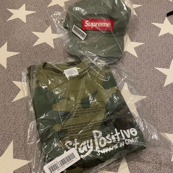 Supreme Stay Positive Tee Camo XL - Picture 5 of 5